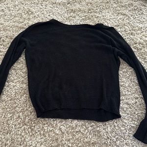 Black Sheer Sweater